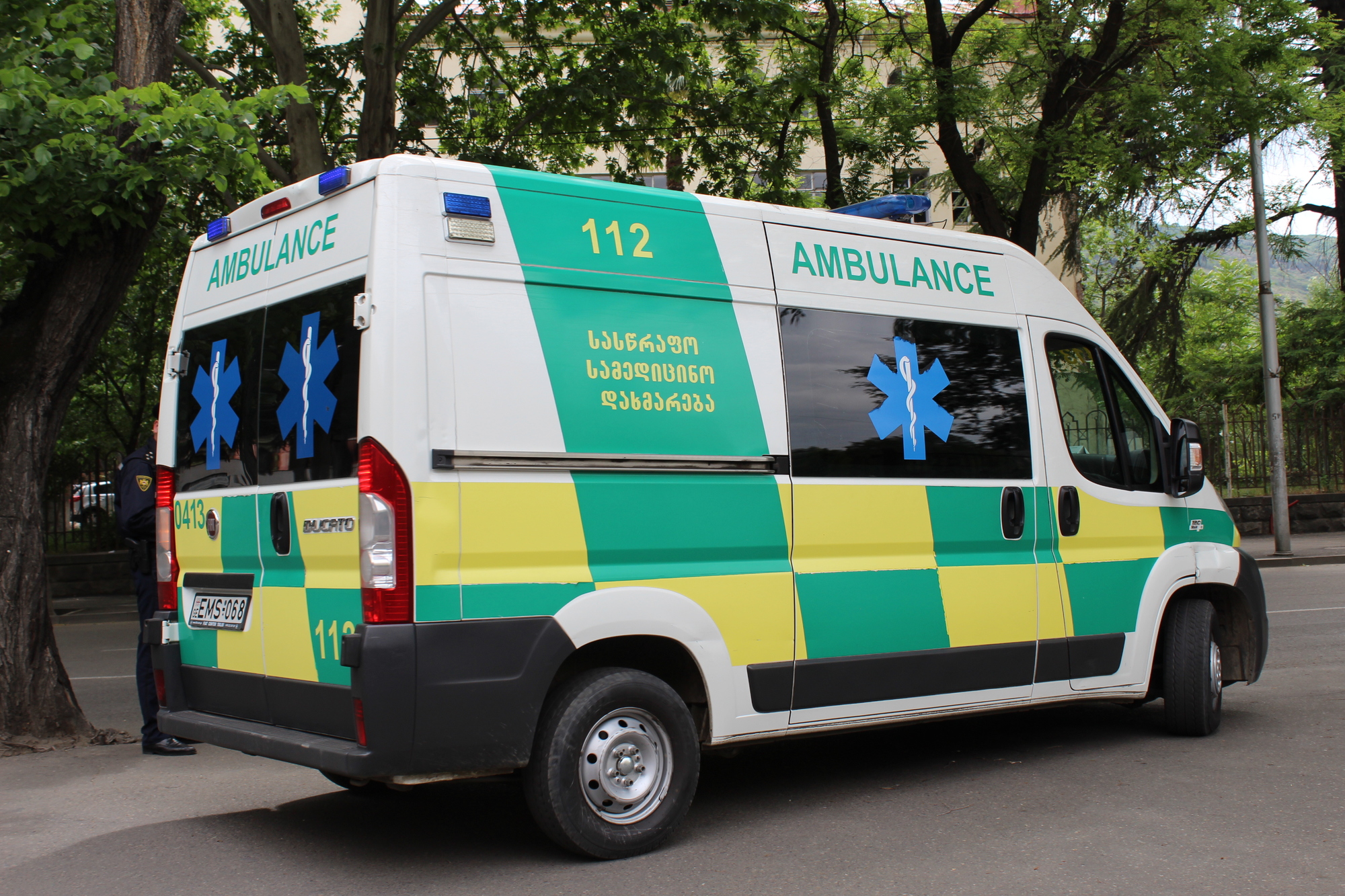 როგორია რუსთავში ავარიის დროს დაშავებულის მდგომარეობა