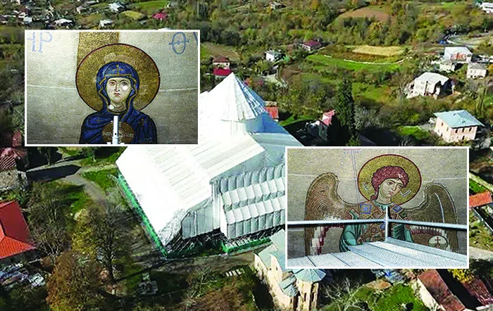 "რობერტო ნარდი გაოგნებულია, მის თქმით, მსოფლიოში არ არსებობს მოზაიკა, სადაც 11 ფერზე მეტი იყოს გამოყენებული, გელათის უნიკალურ მოზაიკაზე კი 23 ფერია გამოყენებული" - რა ხდება გელათში?!