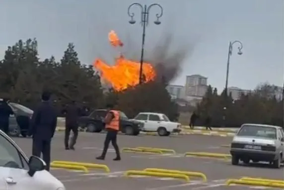 ირანული დრონი აზერბაიჯანში, ნახიჩევანში, აეროპორტთან ჩამოვარდა და აფეთქდა - რას წერს ადგილობრივი მედია